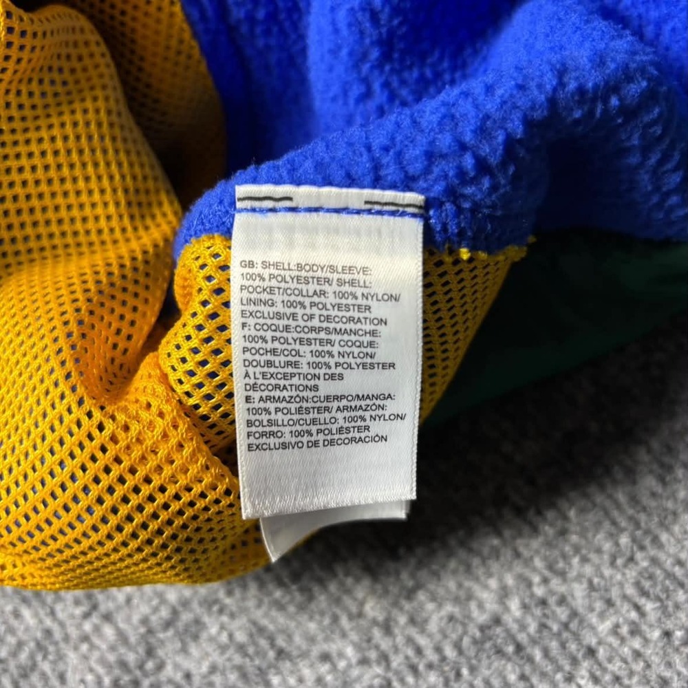 The North Face Royal Blue Colorblock Fleece Jacket NF0A7REM Womens M - Picture 9 of 11